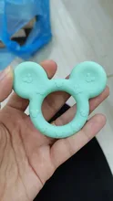 Teething Necklace Silicone Beads Toy Rodent Food-Grade Joepada Cartoon Animal