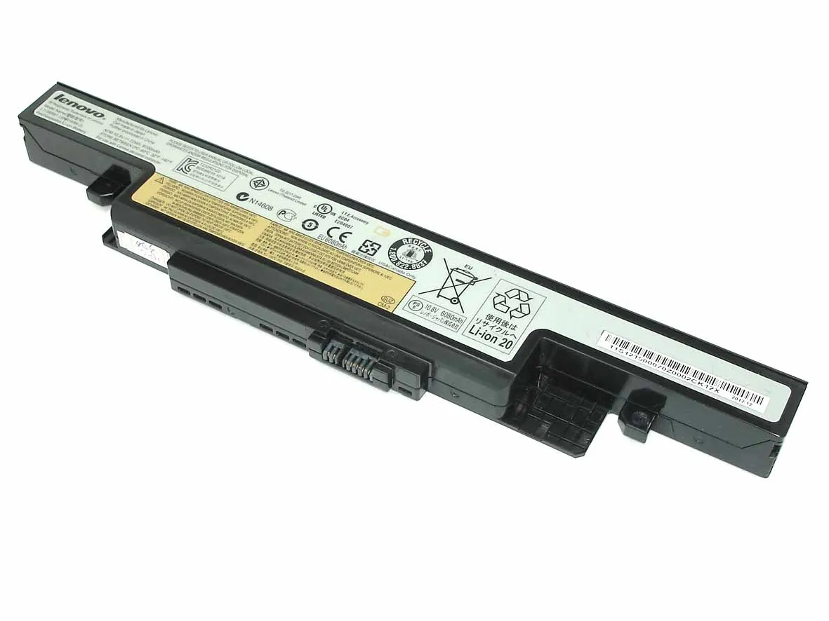 Аккумуляторная батарея L11S6R01 для ноутбука LENOVO Y400 Y500 11.25V 72Wh черная ORIGINAL |