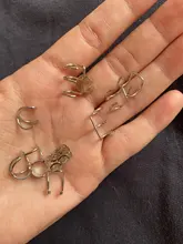 Pendiente de cartílago falso para mujeres y hombres, Clips de oreja sin Piercing, de hojas doradas, joyería, regalos al por mayor
