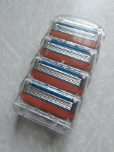 4 unids/lote cuchillas de afeitar 5 capa de hojas de afeitar para Gilettee de energía de fusión de afeitar cuchillas Gillette Proglide máquina