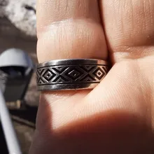 ZooMango-anillos de acero inoxidable esmaltado negro para mujer y hombre, anillo de aniversario de boda, joyería Anneau ZR19046