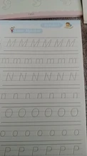 Libros mágicos reutilizables para niños, kit de escritura de caligrafía 3D, escritura de números en inglés, práctica mágica, 4 unidades
