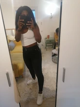 Pencil Jeans Ripped Trousers Long-Pants Mozuleva High-Waist Winter Female Denim Women