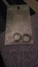 ZS-pendientes redondos Punk Rock para hombre y mujer, de acero inoxidable orejera, aretes de acero quirúrgico, Piercing para la oreja, 1 par