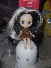 Mini muñeca de cuerpo normal DBS blyth, 10CM, BJD, regalo para niñas, juguete de anime, vestido aleatorio