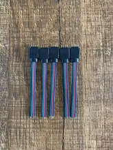 Female Plug Connector Strip-Light Cable-Wire 4pin 5pin RGBW for 5050 Led Rgb