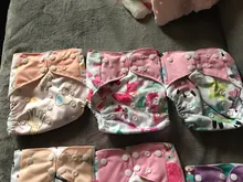 [Simfamily]-Conjunto de pañales para bebé, pañal de tela lavable reutilizable, cubierta ajustable ecológica, 3-15kg