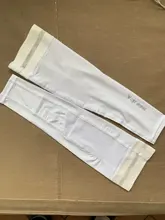 WEST BIKING-Manguitos de Ciclismo de secado rápido, transpirables, sin dedos, con protección UV, para verano, 1 par