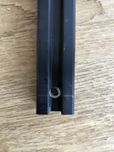 Arbitrary Cutting 1000mm 2020 Black Aluminum Extrusion Profile,Black Color.