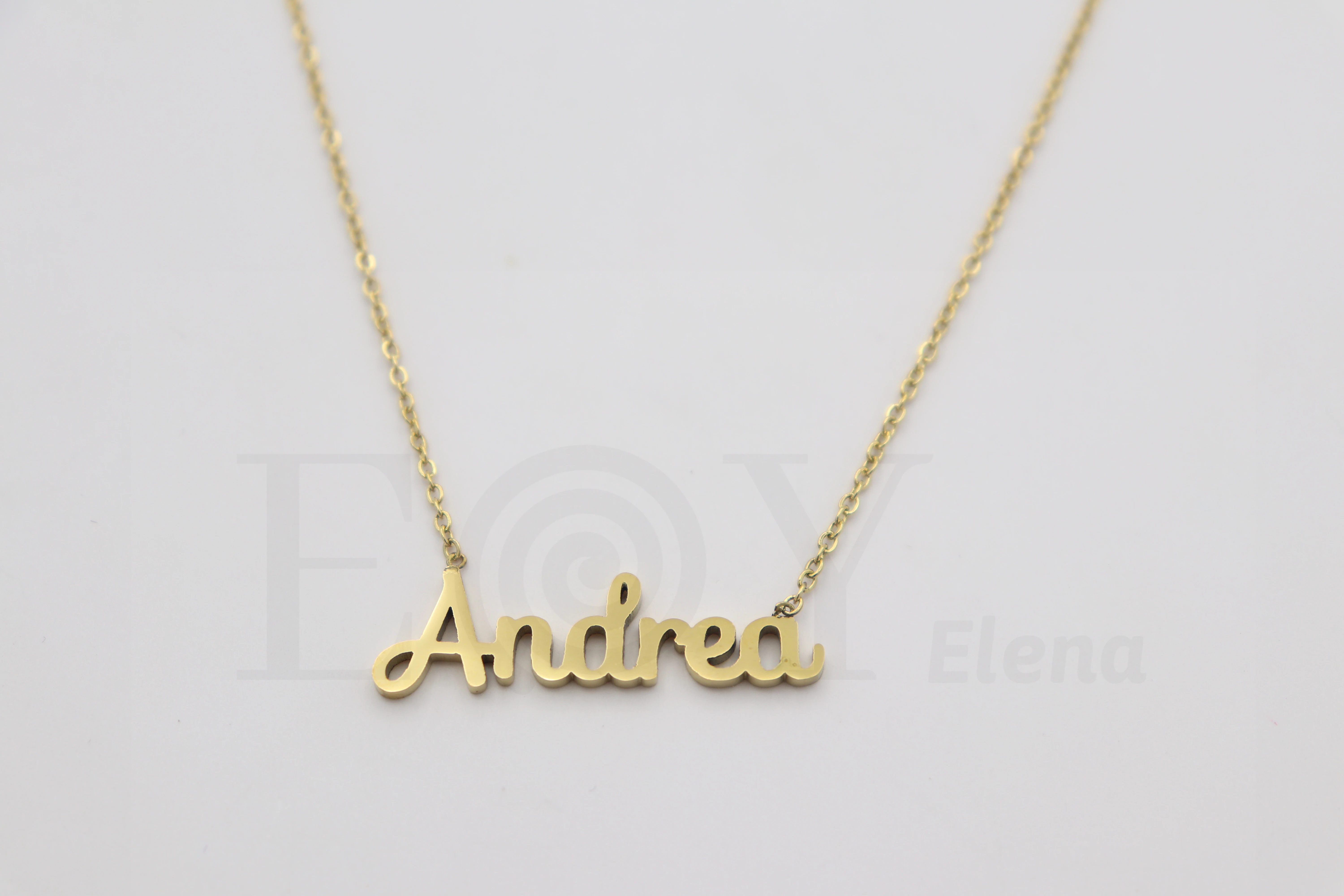 De Acero inoxidable De Andrea, Color Dorado, Alta Calidad, enviado Desde España|Collares de cadena| - AliExpress