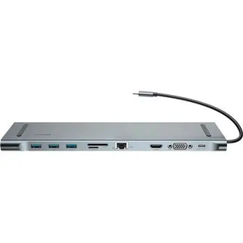 

USB hub baseus enjoyment Series Type-C notebook hub adapter gray supplier