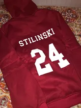 Sudadera con capucha de Teen Wolf para hombre y mujer, ropa deportiva unisex con estampado de Lacrosse y McCall 11, Stilinski 24 y Lahey 14, jersey de chándal de la serie de anime disponible en color rojo