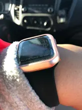 Funda protectora de carcasa dura de diamantes para iwatch band, para carcasa de reloj Apple Series se 6 5 4 3 2 1 38mm 42mm 40mm 44mm