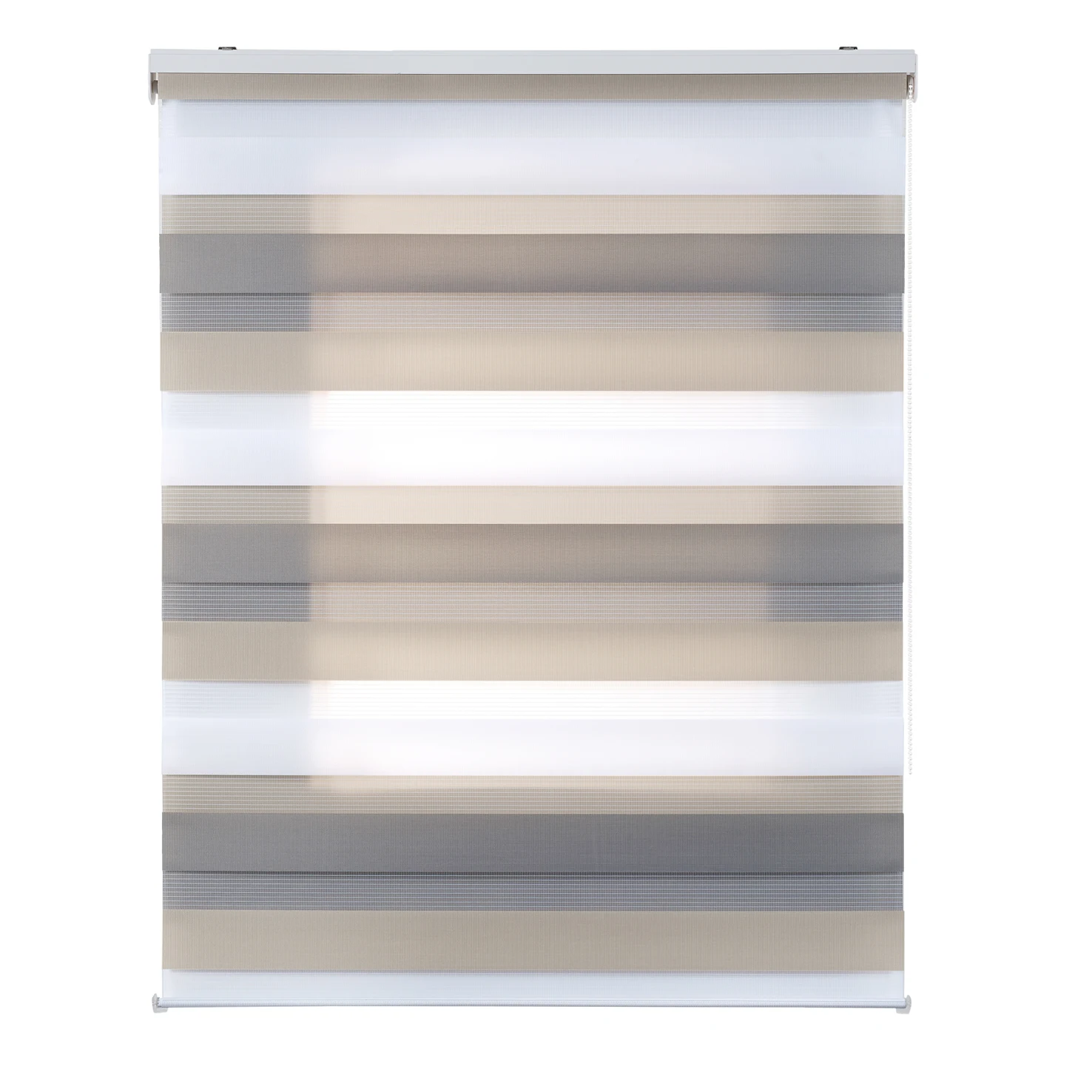 Estor Traslúcido Premium, Estor enrollable decorativo con acabados  metálicos Blanco, 160 x 180 cm