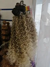 FASHION IDOL-mechones de pelo sintético rizado Afro, malla con división frontal con cierre, extensiones de cabello falso tejido de 16-20 pulgadas