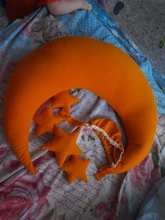 Conjunto de accesorios de fotografía recién nacido, 5-6 unidades, accesorios, almohada de bebé posando, almohada de media luna, estrellas y sombrero, accesorios de fotografía para bebé