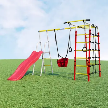 

Children's sports complex for cottages Romana Bogatyr (with swings baby)