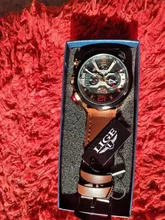 LIGE-Reloj analógico de cuero para Hombre, accesorio de pulsera resistente al agua con cronógrafo, marca de lujo deportivo de complemento masculino con diseño moderno, disponible en color azul, 2021