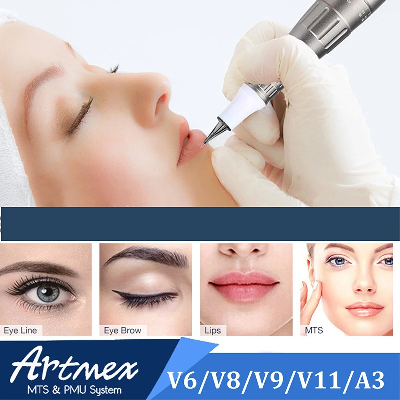 Original Cartridge Artmex V6&V8&V9&V11 PMU&MTS Digital Permanent Makeup Tattoo Machine