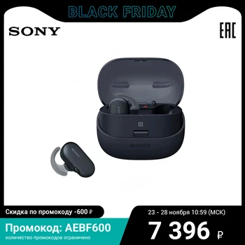 

Earphones Sport Wireless Sony wf-sp900 Waterproof Bluetooth NFC vioce assistant portable audio dynamics musical speaker