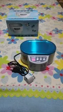 Limpiador de joyas ultrasónico de doble potencia, baño para relojes, Lentes de Contacto, gafas, dentadura, limpiador de pinceles de maquillaje eléctrico