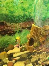 Desk-Decoration-Accessories Fish-Tank Cute Mermaid-Ornament Aquarium 1pc Little