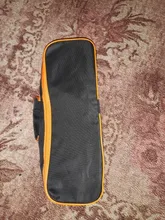 Estuche de almacenamiento organizador, bolsa de herramientas para aspiradora, accesorio portátil resistente al desgaste, duradero, con cierre de cremallera, práctico, negro