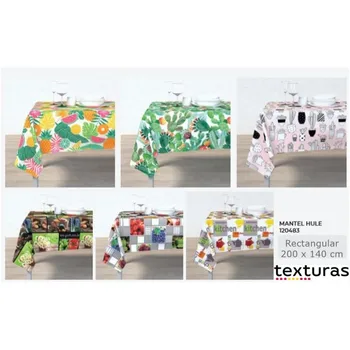 

Tablecloth Rubber Stamped 120483 Rectangle 200x140 cm