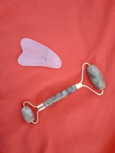 Gua Sha-Rodillo de Jade rascador Estiramiento Facial, herramienta de masaje de arrugas antienvejecimiento, masajeador Facial desintoxicante, Gua Sha