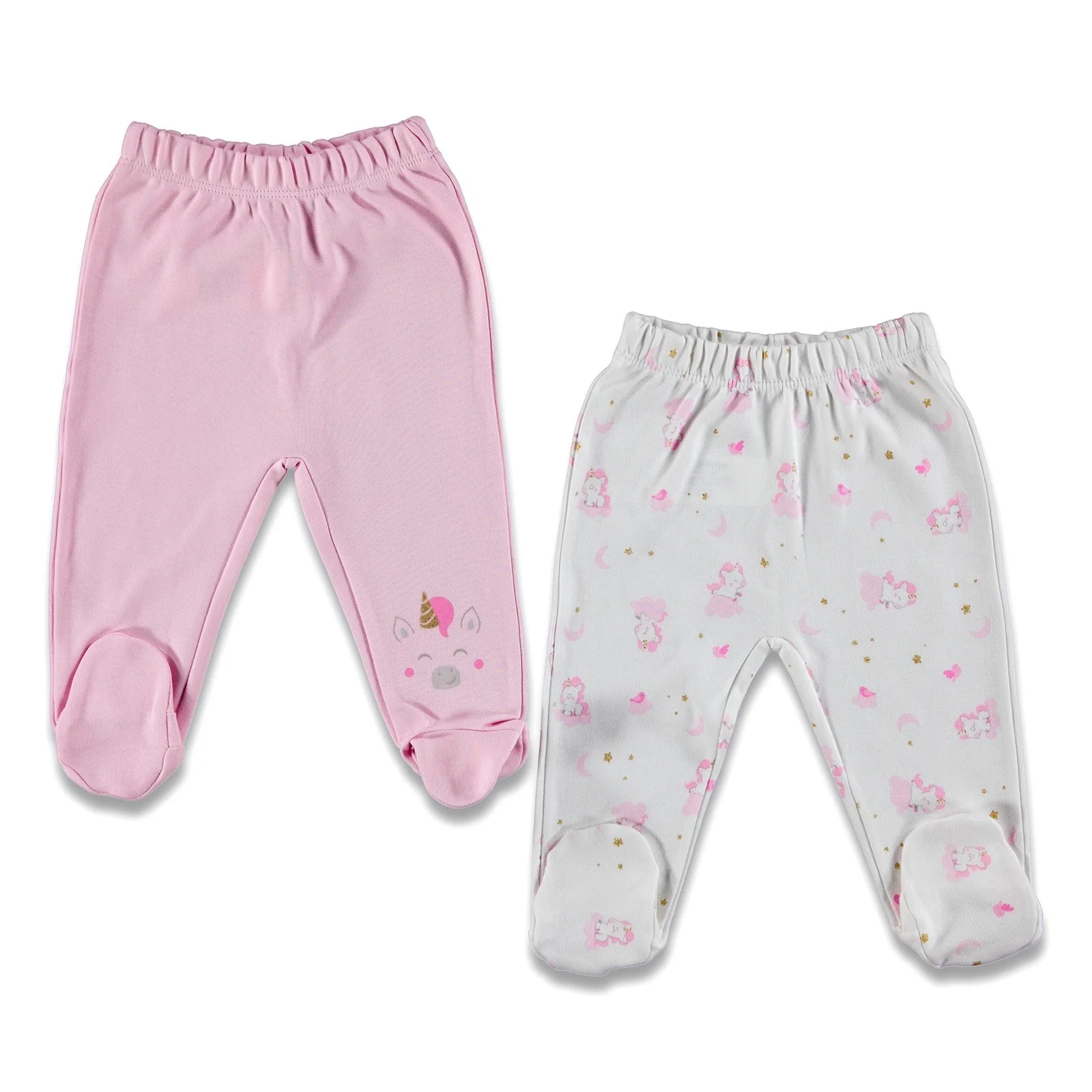 

ebebek Fisher Price Magical Unicorn Baby Footed Trousers 2 Pack