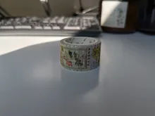 Cinta adhesiva decorativa de plantas y setas, sello Retro serie philatoria, etiqueta adhesiva para álbum de recortes, bricolaje