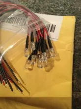 Bulb Diodes Led-Light-Lamp Prewired Home-Decoration 10pcs/Lot 5mm 20cm 12V for DIY Four-Colors
