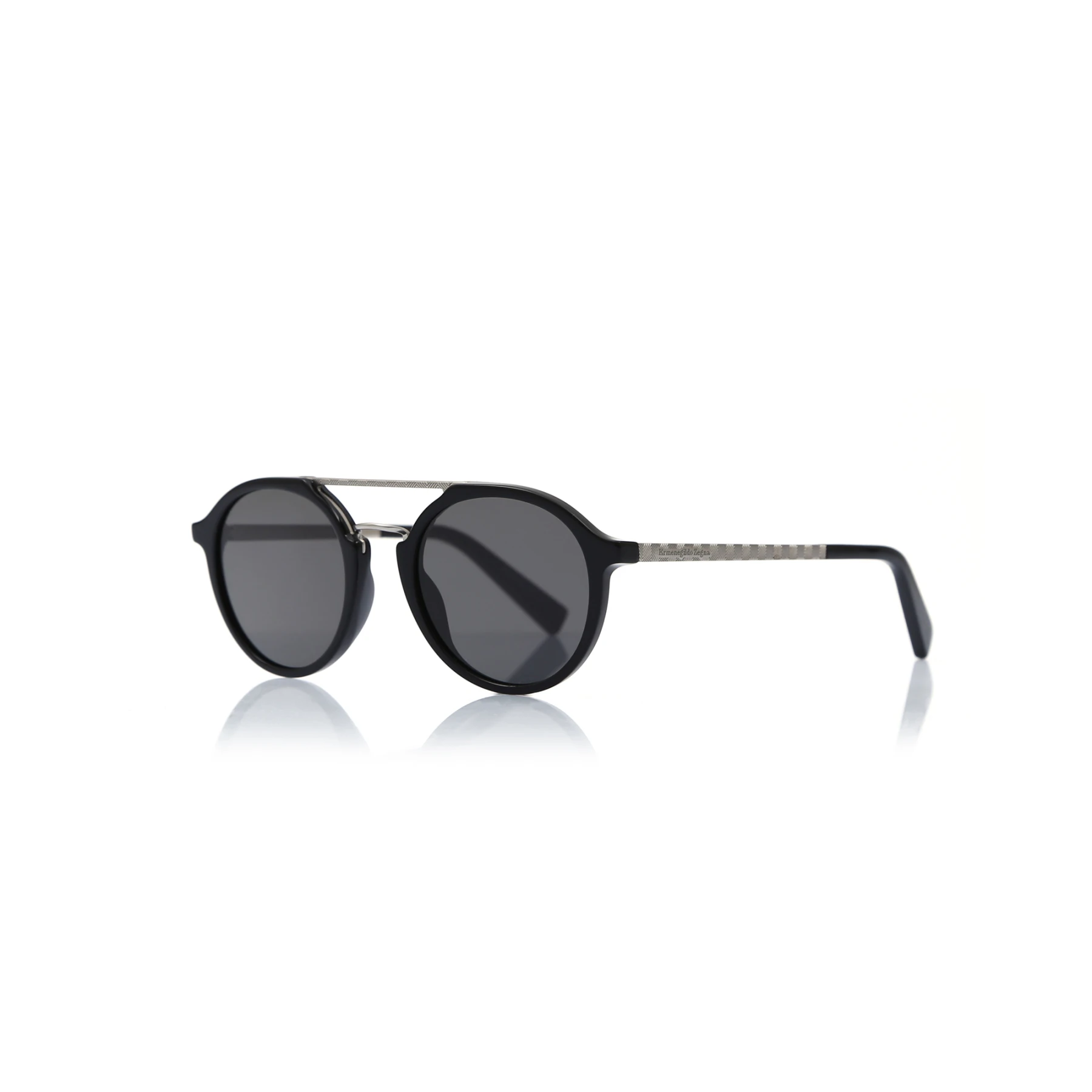 

Unisex sunglasses ez 0070 01a bone black crystal oval aval 50-21-145 ermenegildo zegna