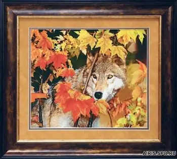 

B-521 set for embroidery with beads "'Volk', 29*34 cm