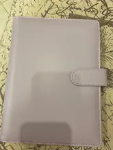 Frethenon-Libreta A6 A5, libreta con anillo bonito, cubierta de cuero, diario, carpeta Personal de oficina, planificador semanal, organizador de Agenda