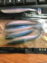 Shad Worm Wobblers Jigging Fishing-Lure Soft-Bait Tackle-Bass-Pike Aritificial T-Tail