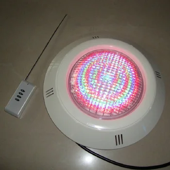 

3pcs 12V AC surface LED underwater light / 35w led pool light ABS 360pcs with LED internal remote control switch controler