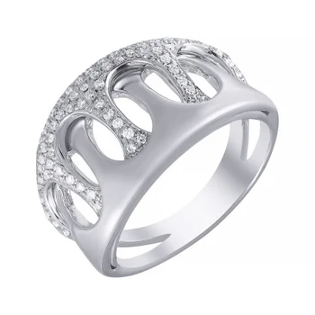 

Jay VI ring with 99 white gold diamonds