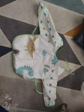 Babero de bebé de dibujos animados para niños, babero impermeable con bolsillo para comer, delantal de manga larga de dibujo, paño para eructar