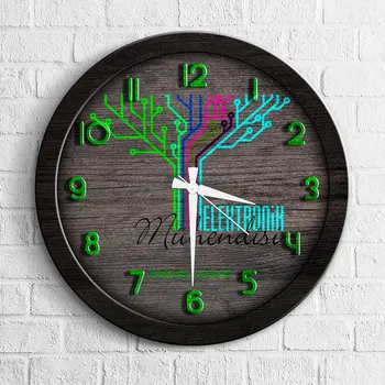 

Personalized Professional Electronic Engineer Wood Wall Clock-2