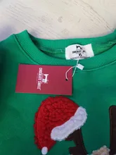 Suéteres de Navidad para la familia, sudaderas con capucha de Navidad, pijamas cálidos de Santa Claus, bordado de alce, regalo para niños y adultos, 19 colores, 2021