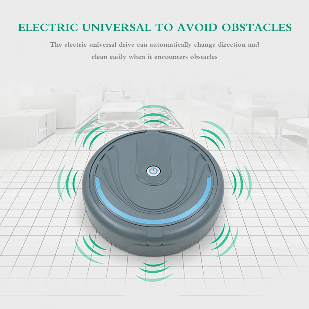 

Mini Home Automatic Sweeping Vacuuming Robot Floor Cleaning Robot Vacuum Cleaner Worldwide Shipping Cheap Working With Battery