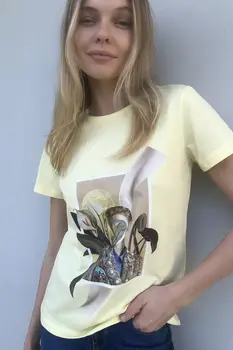 

Trendyol Printed Basic Knitted T-Shirt TWOSS20TS1343