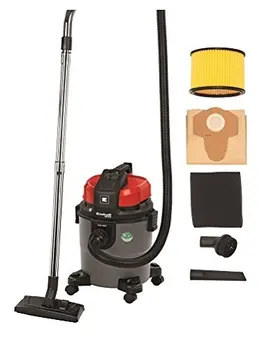 

Einhell TE-VC 1820 Aspiratutto solids and liquids, 750 Watt, 20 l, 70 dBA, red/black vacuum cleaner and cleaning floors and fine