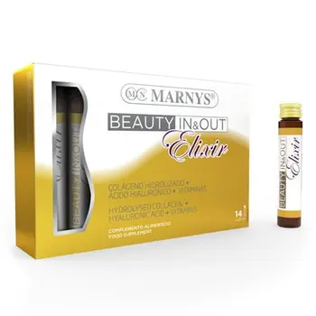 

Beauty In & Out Elixir MARNYS | Radiant and luminous skin | Collagen, hyaluronic acid, grape seeds, vitamins B, A, C and E