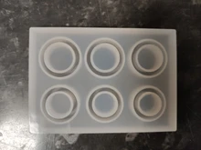 Moldes de resina epoxi de silicona para hacer joyas, moldes de resina epoxi de silicona hechos a mano, herramientas para colgantes, fabricación de joyas, 4/6