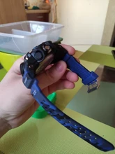 Reloj pulsera militar de hombre resistente al agua 50 m, reloj LED de cuarzo deportivo hombre, reloj deportivo para hombre 1545 S Shock