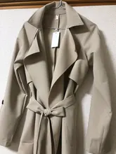 Colorfaith-cortavientos Vintage elegante para mujer, Top largo de oficina con cordones, estilo salvaje, JK3305, otoño e invierno, 2020