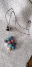 Necklace Locket Perfume Lava-Stone Felt-Ball Essential-Oil Glow-Diffuser Vintage Antique