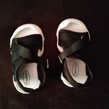 Verano niño Sandalias Zapatos de chica de bebé red monocolor de tela transpirable niños zapatillas de deporte infantil para niños chicas deporte sandalias SYJ035